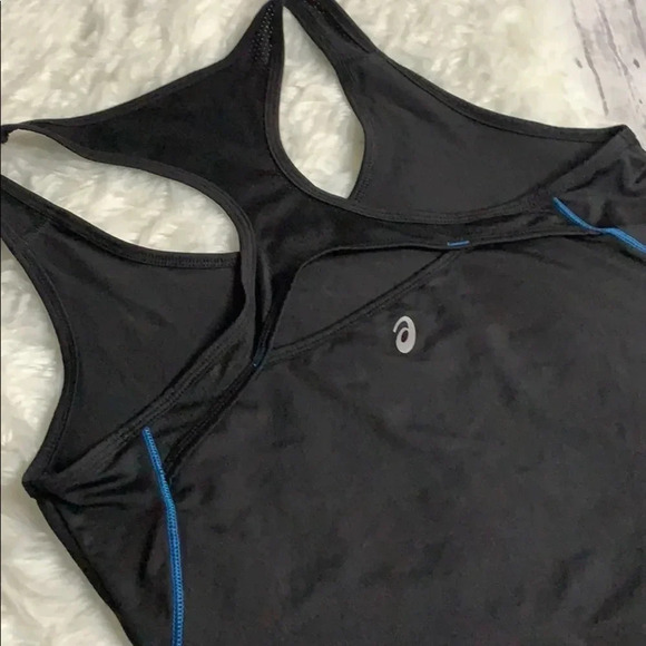 ASICS Black Workout Racerback Top - Picture 5 of 5